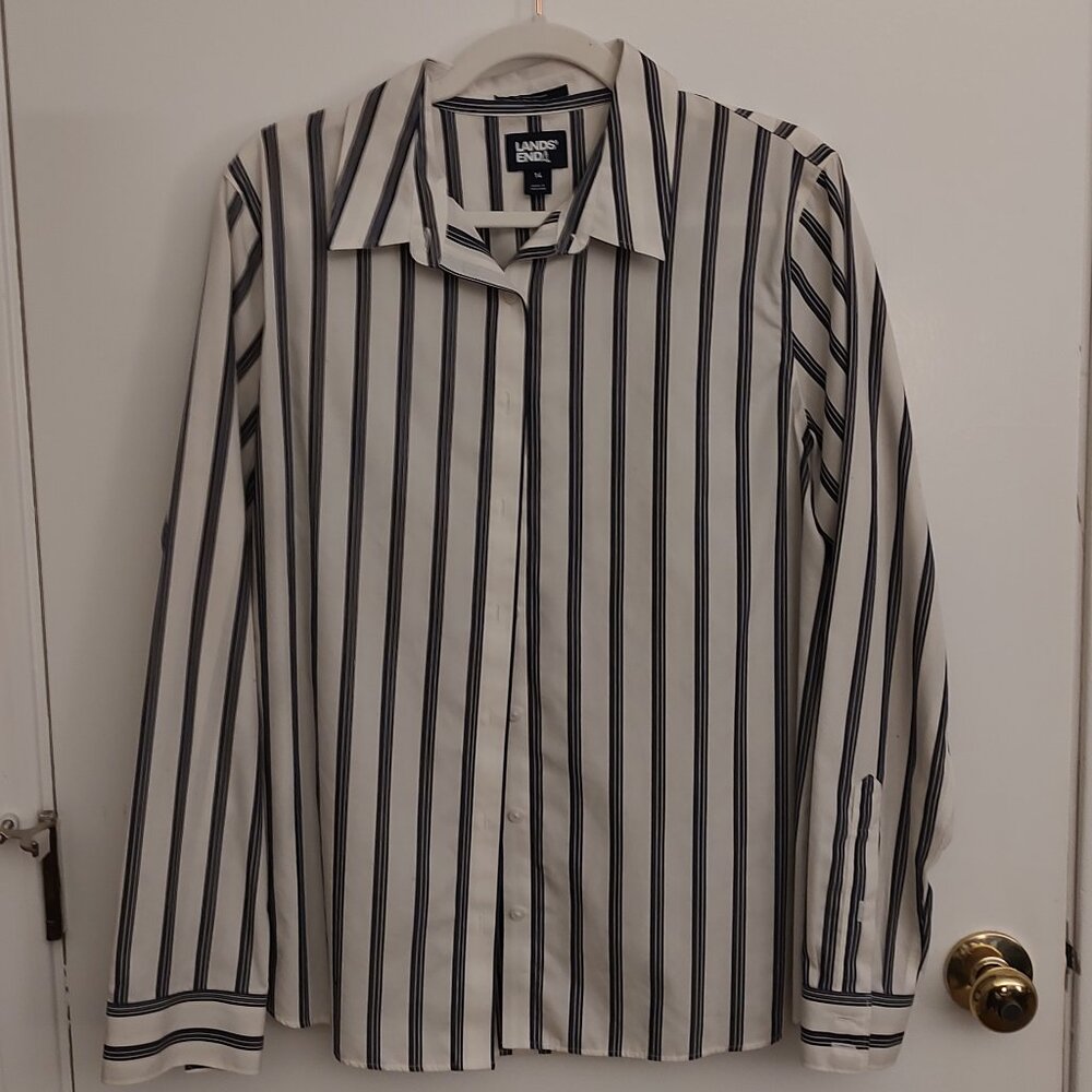 Lands End Button Shirt